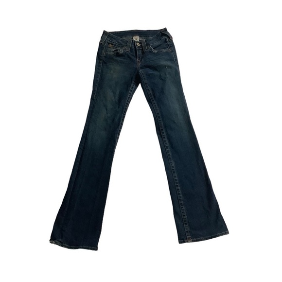 True Religion Jeans Becky Dark Wash Bootcut Size 27 - Picture 2 of 11